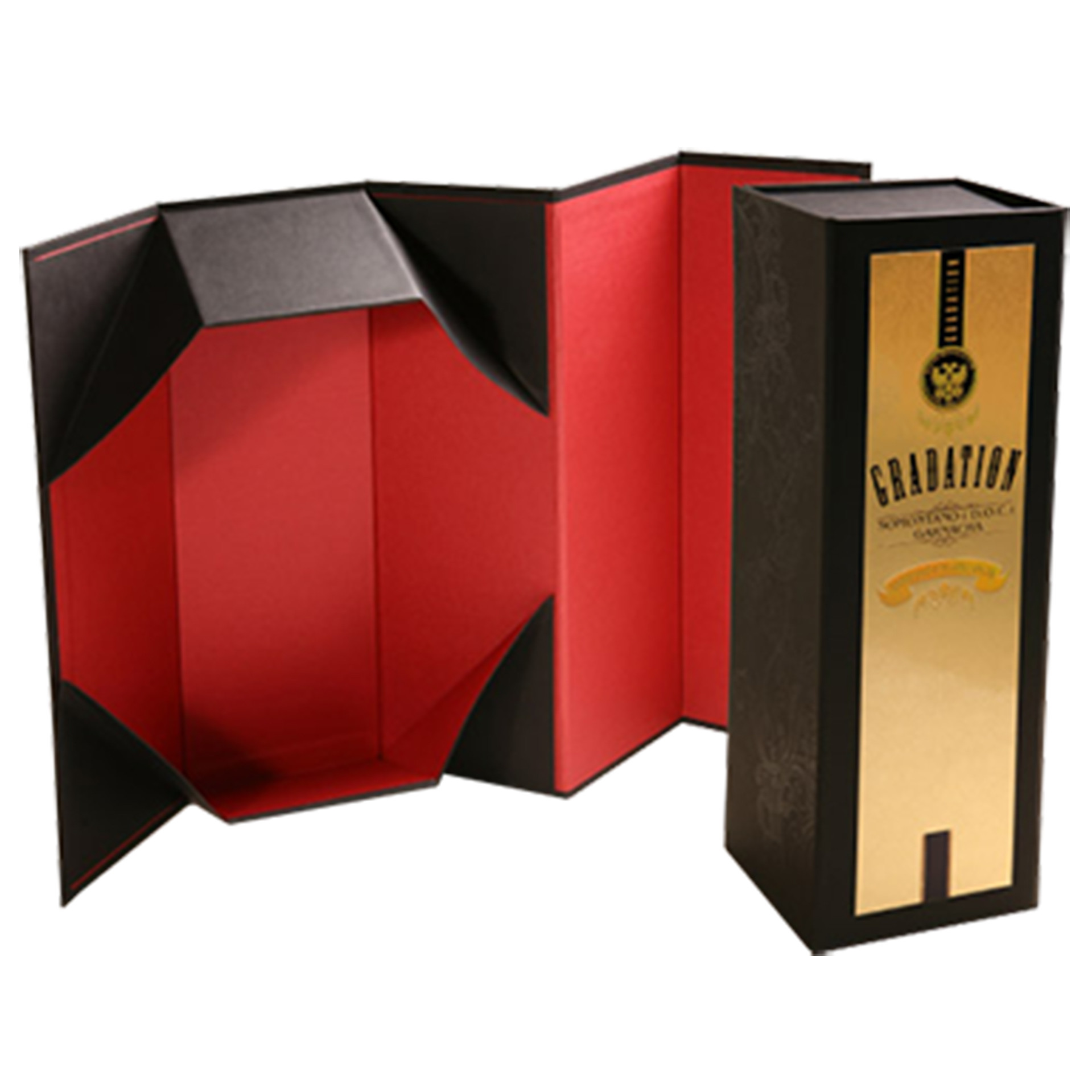 Set Of XO Box Red Matte Drawer-Shaped Box Design Rigid Paper Box Spot UV