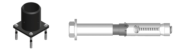 EM-1 One Bar Of Anti-Collision Safety Guardrails