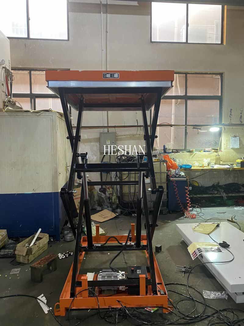 Movable Single Triple Scissor Lift Table 1000kg 2000kg 3000kg Load Capacity