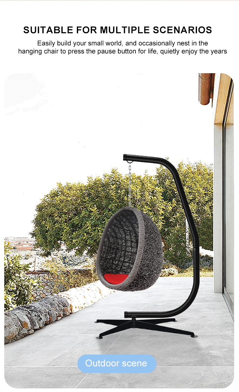 Mail Packing Heavy Duty Steel C Shape Hammock Stand for Outdoor and Indoor in Qingdao