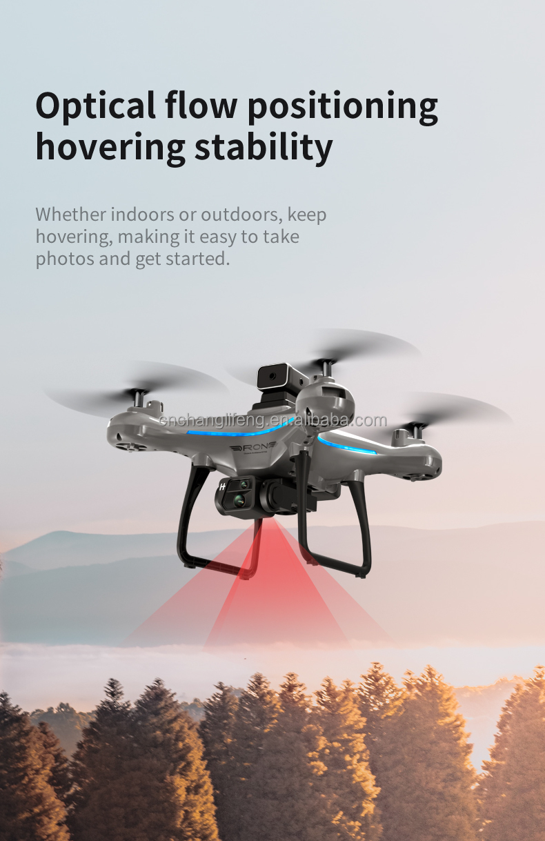 Prosumer Drones Made Easy Ky102 with 4k HD Dual Cameras Four-way Obstacle Avoidance and Intelligent Fixed Height Hovering