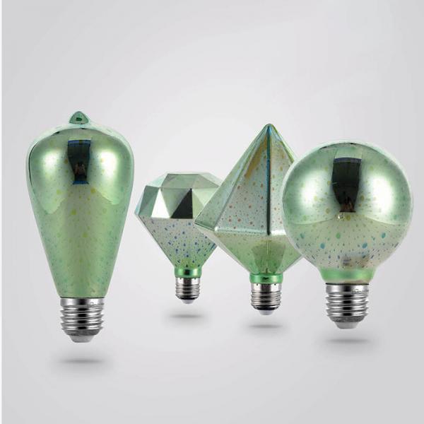 Quality 3d Finished Firework  Decorative Filament Bulbs St64 5w G125 E27 Globe for sale