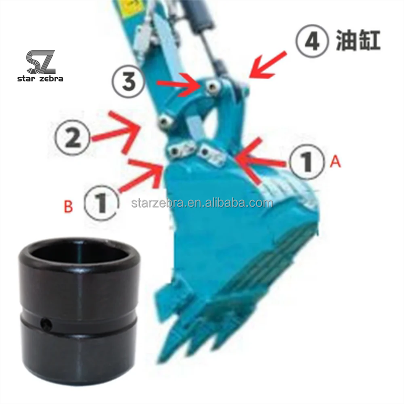 Kubota U30 35 KX135 Mini Excavator I-Frame Bucket Connecting Rod Horse Head Pin Bushing Oil Seal Bucket Shaft Swing Shaft