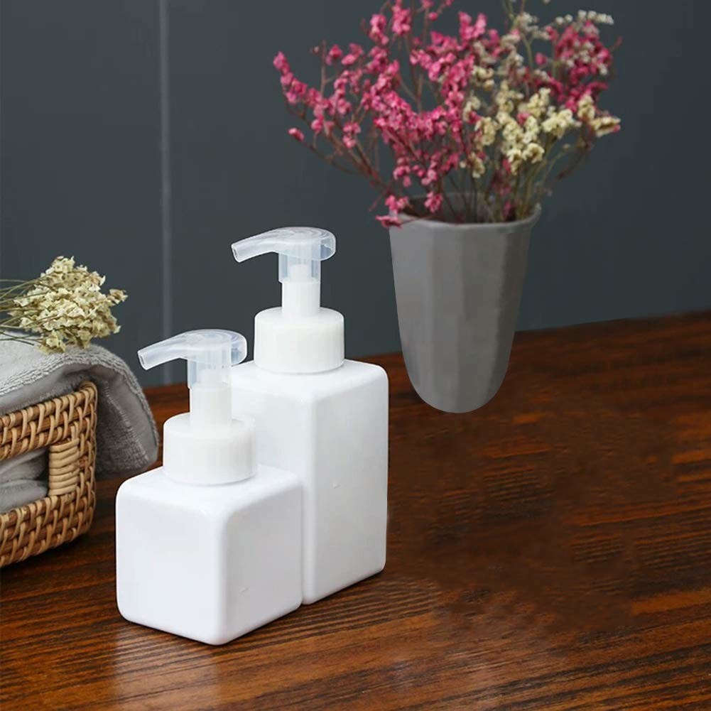 Cosmetic Packing Lotion Pump Bottle White Foam Pump Dispenser Bottle