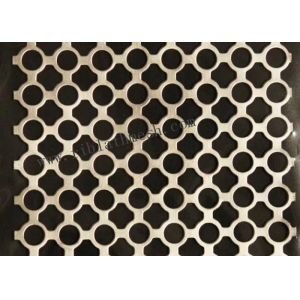 Round Hole 1m Width 2m Length Perforated Steel Mesh