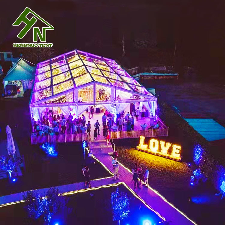 Waterproof Transparent Wedding Pvc Party Tent A Shaped Tent Fire Proof
