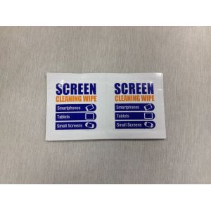 China Disposable single packed customized screen wet wipes on sale