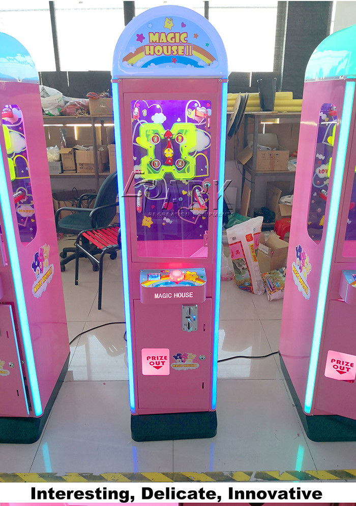 Pink Prize Gift Crane Game Machine Magic House English Version