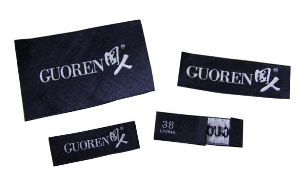 Eco-friendly Washable Brand Clothing / Garment / Apparel Woven Label Shrink
