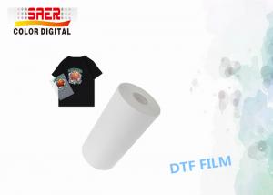 China Transparent DTF Transfer Film / Hot Stamping Printing Film 0.6 X 100m on sale
