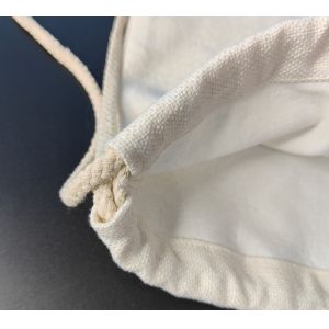 Custom Sublimation Linen Drawstring Backpack 40*30cm Promotional Drawstring Bag