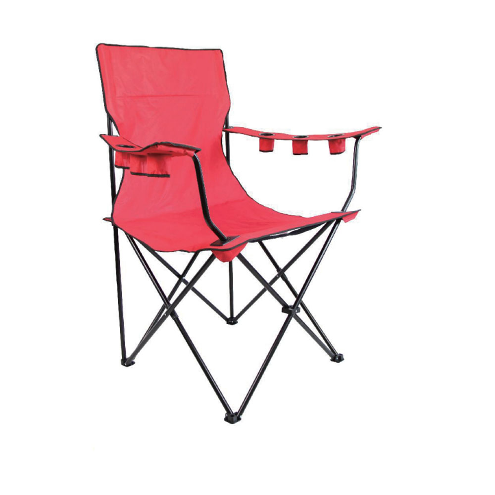 Farmhouse Design Style Foldable Armchair for Camping Outdoor Garden Bearing Weight 100kg