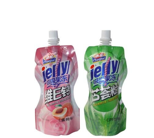 Customized Printing PET Food Packaging Bags Stand Up Pouch with Spout
