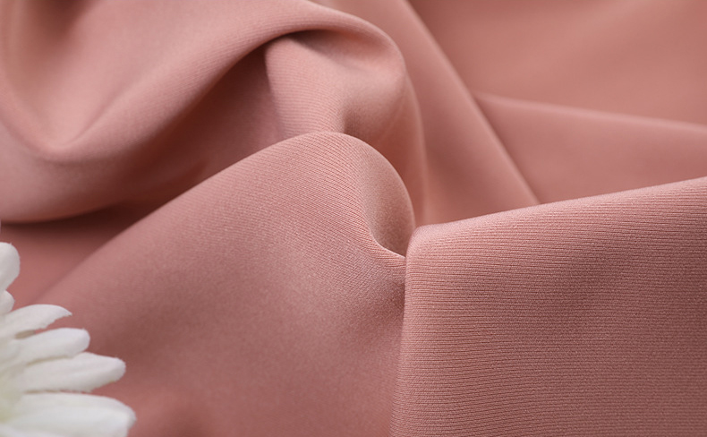 Shaoxing Custom 40S 50S 60S NR Roma 92% Polyester 8% Spandex 220GSM 4 Way Knitted Zurich Fabric for Sports Wear