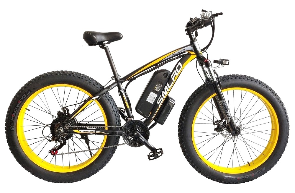 500W Motor 16AH Lithium Battery Electric Bike SMLRO XDC600 26x4.0 inch Fat Tire E-Bike Drop Shipping Available
