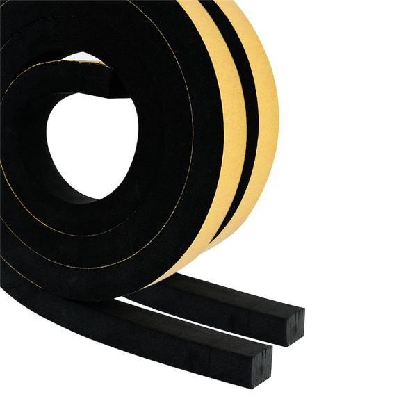 High Density Foam Weather Stripping For Insulating Door Frame Window Soundproof