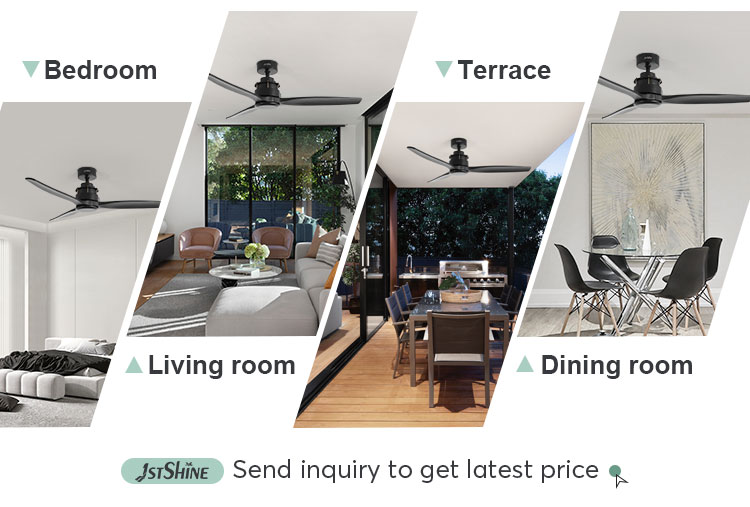 1stshine Ceiling Fan with Private Mold NO Laser Printing and Natural 5 Wind Speeds