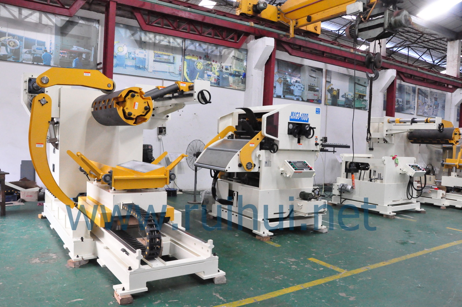 1000 Width Decoiler Straightener Feeder With Powerful Auxiliary Function