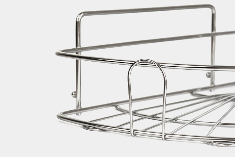 10kg Corner Shower Basket Stainless Steel SS201 Body corner shower organizer