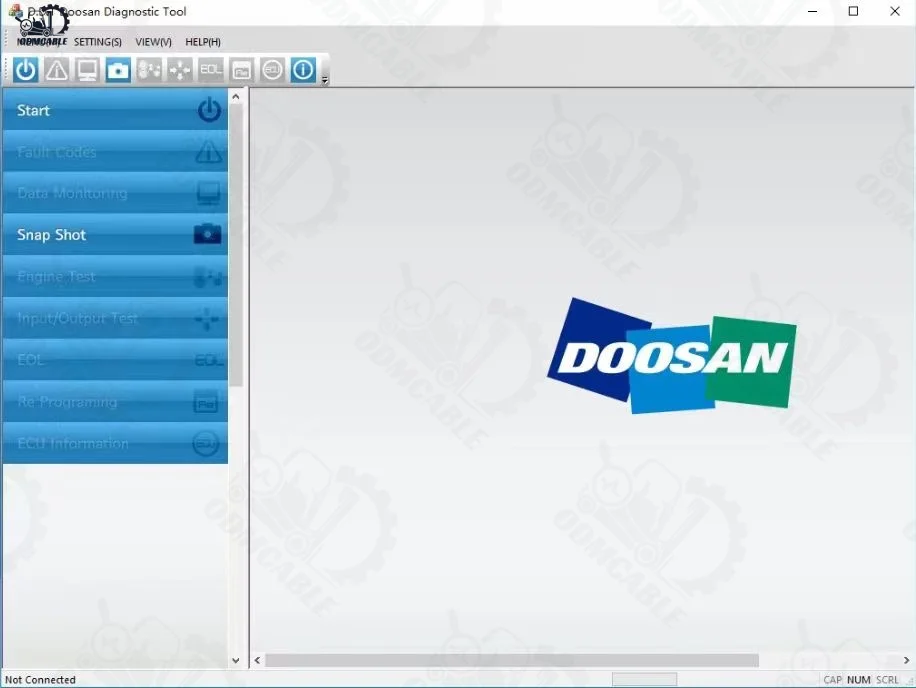 for Doosan Forklift Excavator Construction Engine Analyzer uVIM DMS-5 Machine EOL Hydraulic System Diagnostic Tool