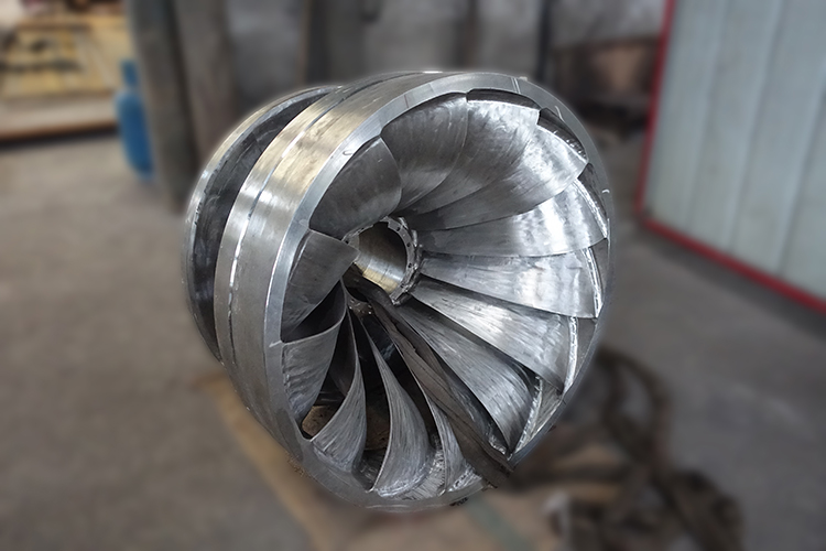 Compact Structure Hydro Turbine Parts Of Runners / Valve / Flanges Anti Rust