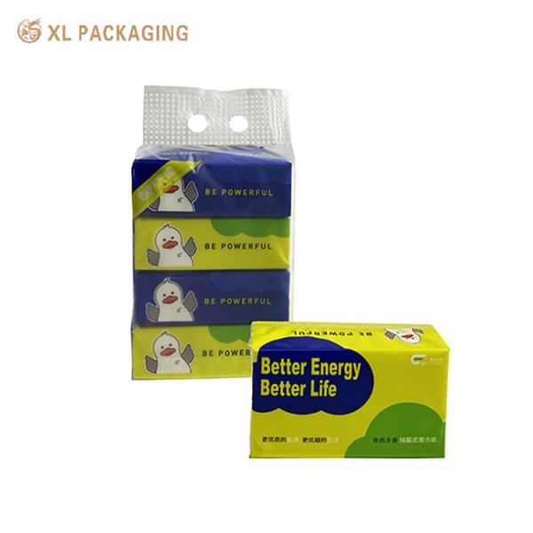 Custom Logo 3ply Disposable Facial Tissue Paper with Soft Texture and High