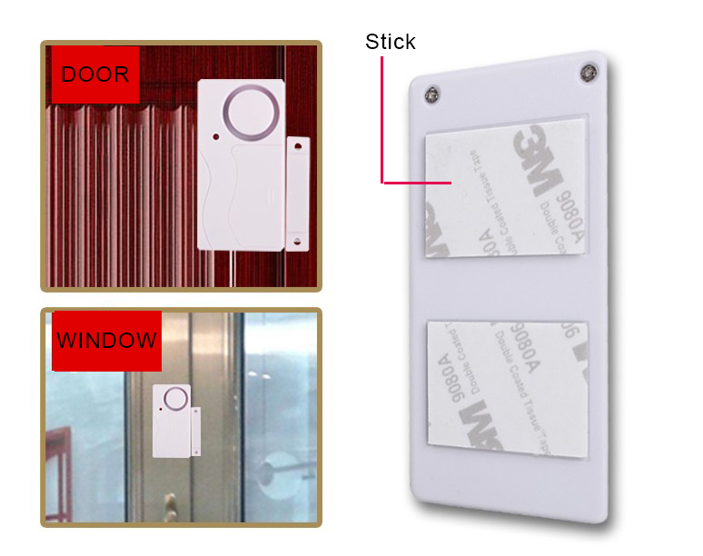household wireless remote control gate magnetic detector with low power consumption and stable type
