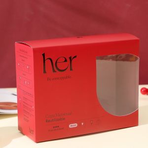 Custom Bamboo Tea Storage Box with CMYK 4 Color Offest Printing and Transparent