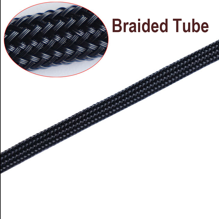 Braided USB to 3 Pin 4 Pin Molex Female PWM 5V Fan Power Supply Adapter Connector Cable for Computer Cooler