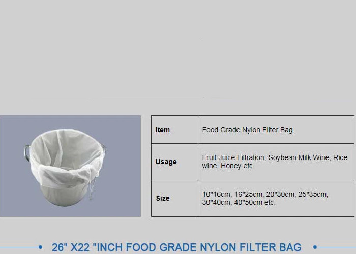 Food Grade Commercial Polyester Felt Filter Bag Mesh Drawstring Big Size
