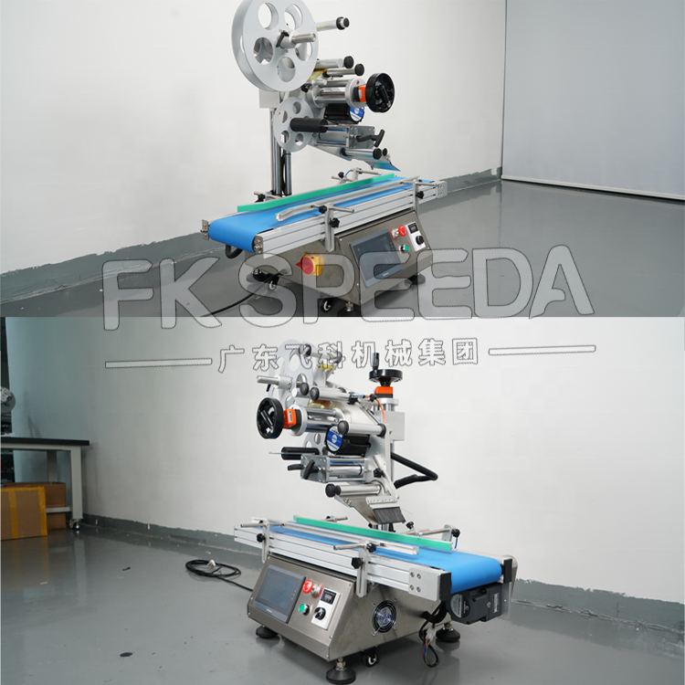 Automatic Pouch Top Flat Card Sticker Labeling Machine for Envelope Plastic Bags