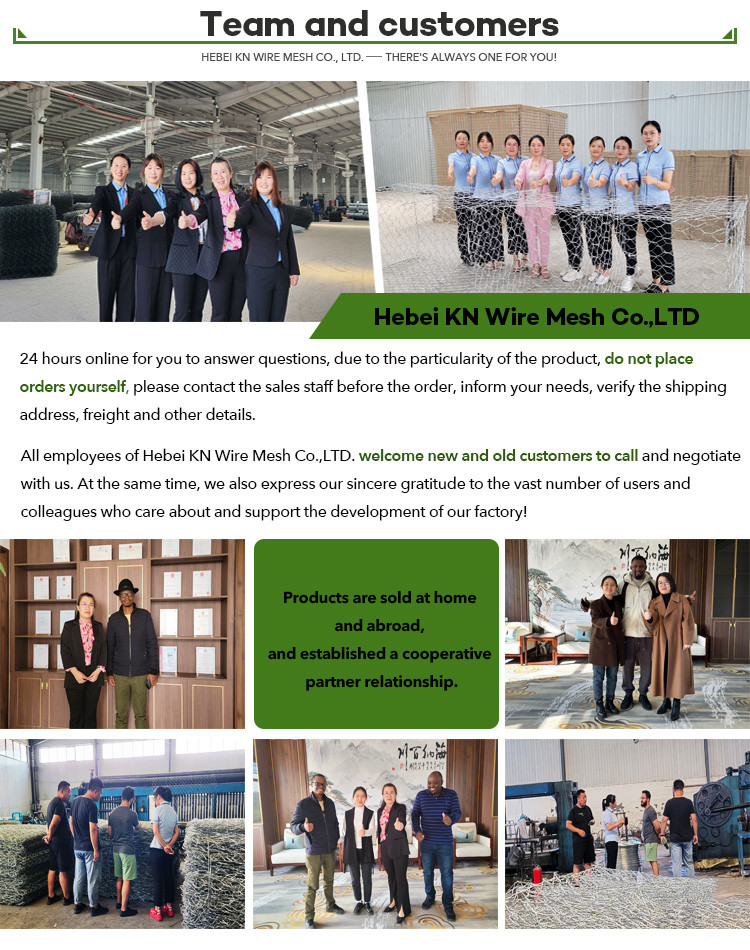 Anping Wholesale Galvanized 4*1*1 M Green Gabion Stone Basket For Protecting Soil And Rocks