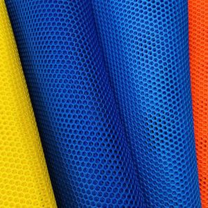 100 Percent Polyester Spacer Mesh Fabric Lightweight Polyester Mesh Fabric