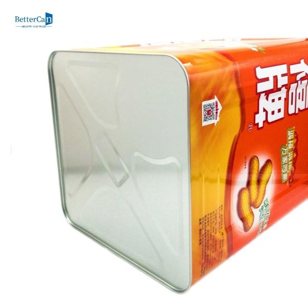 Quality 10L Cooking Oil Tin Can , 16 Liter Empty Rectangular Tin Container for sale