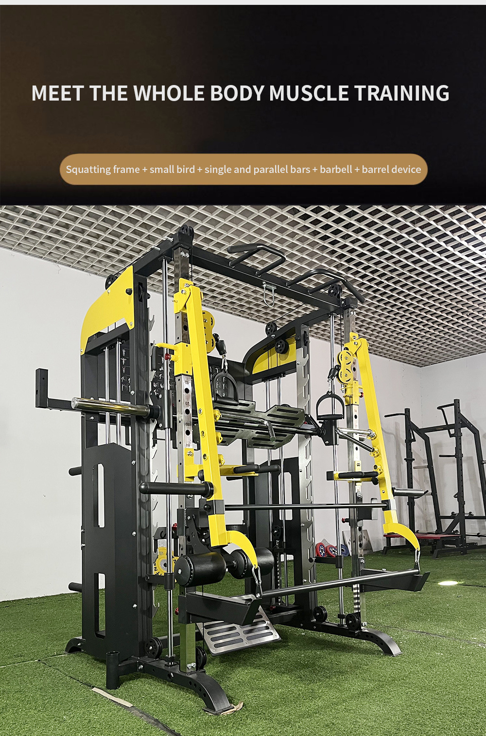 Fitness Equipment Squat Multi-Function Trainer Smith Machine Smith Fitness Equipment