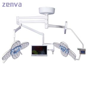 China Operating Equipment Double Dome Led Medical Shadowless Lamp With Camera TV on sale