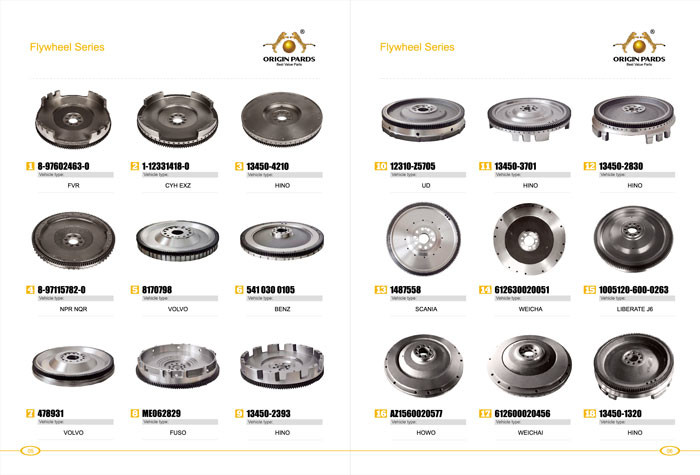 High Precision 20.1 KG ISUZU 4JJ1 Flywheel 8981480632 For NKR / NQR / ELF Light Trucks