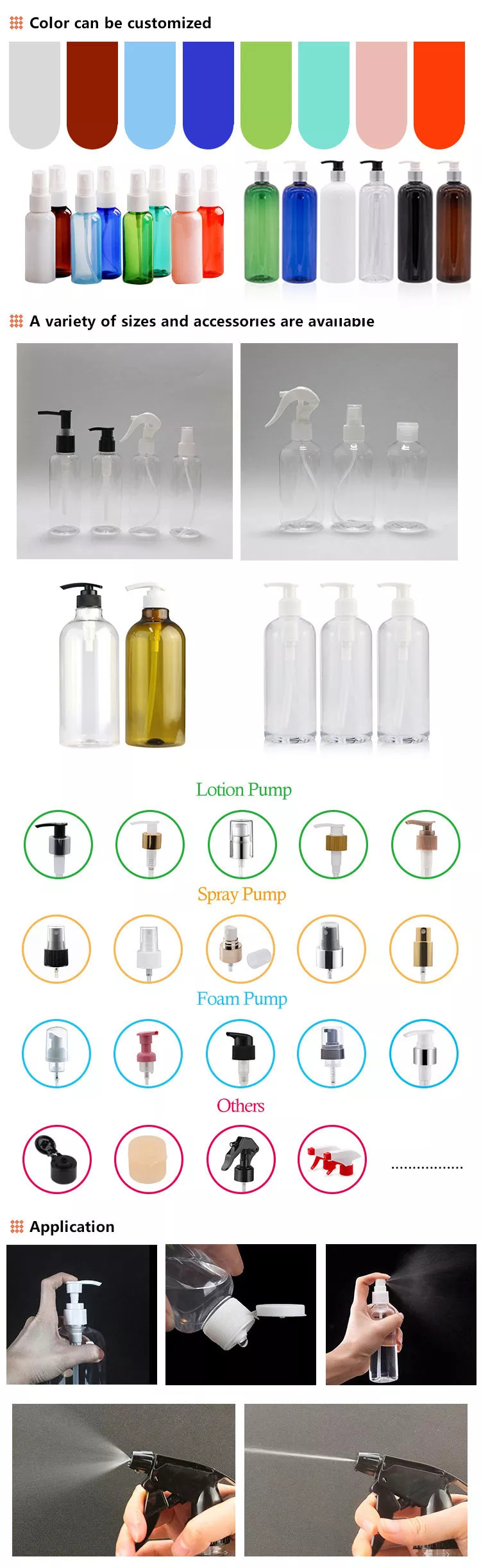 30ML Custom Pocket Plastic Sanitizer Bottle Hand Sanitizer Bottle Keychain