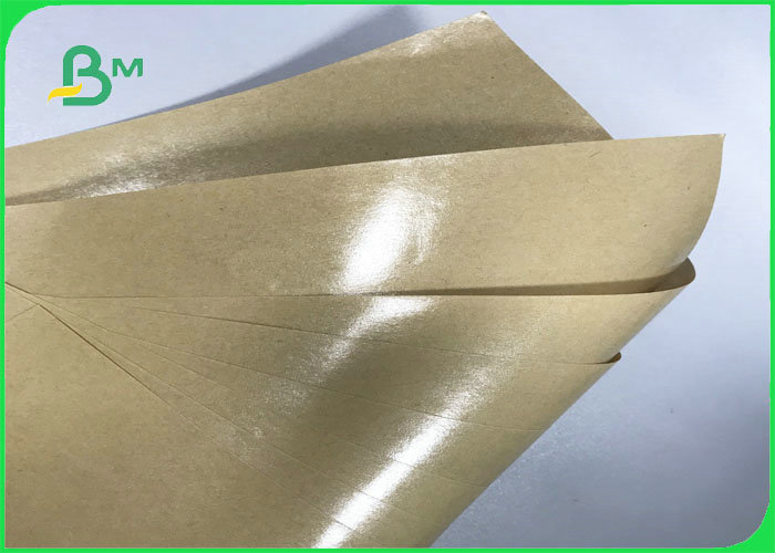 40gsm 60gsm 80gsm Single Side PE Coated Kraft Paper For Food Packages Bags