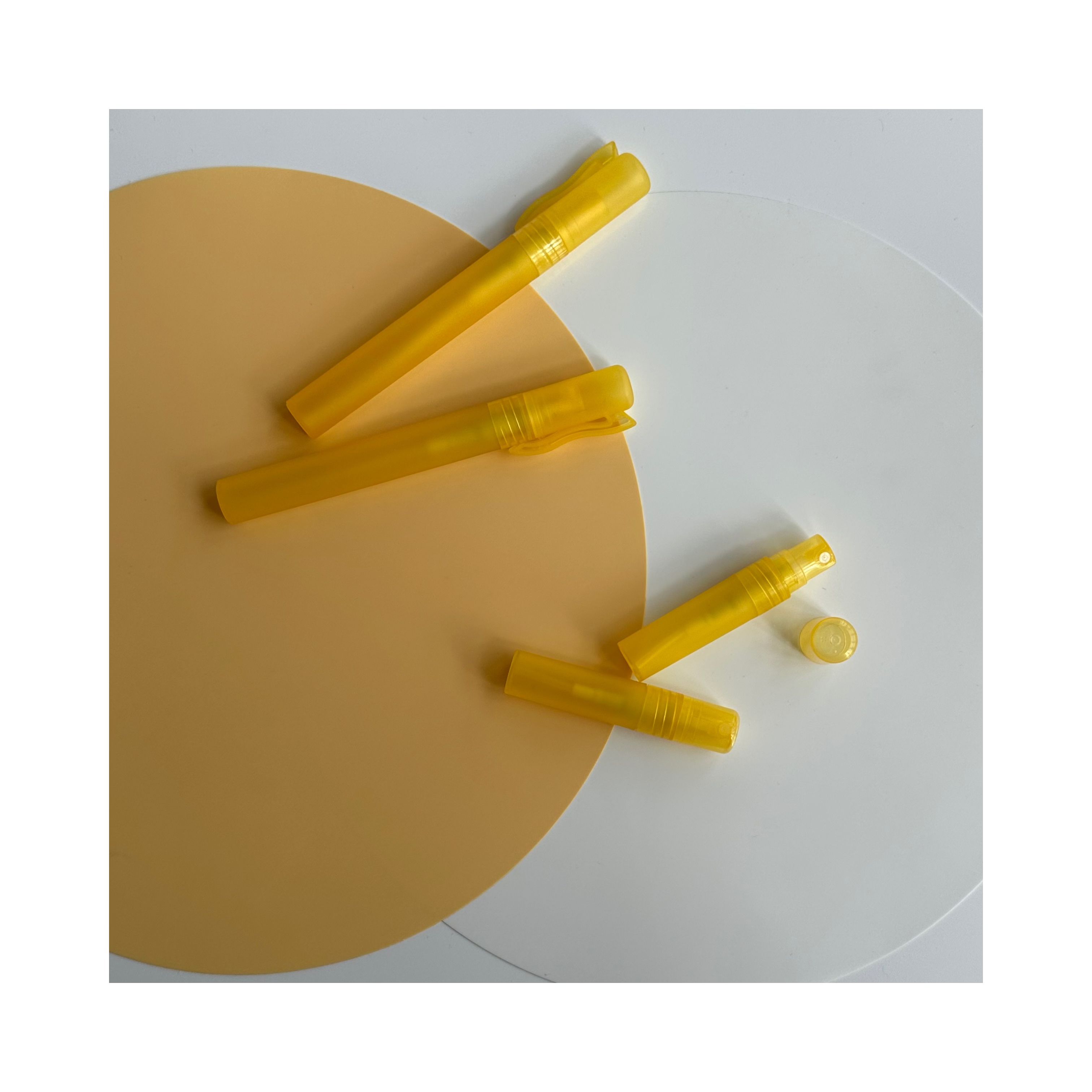 Industrial 5ml 10ml Volume Refillable Perfume Atomizer with Round Pen Cover Perfume Spray