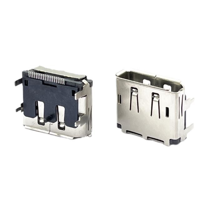 20P Displayport USB Socket Connection Micro USB Socket Female LCP Solder Plating 40V