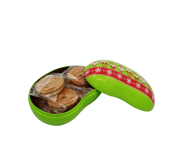 Bean - Looking tin food containers Box , Clients' Artwork Can Be Printed On It