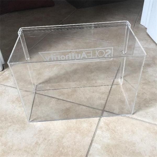 China supplier wholesale clear acrylic shoe display box