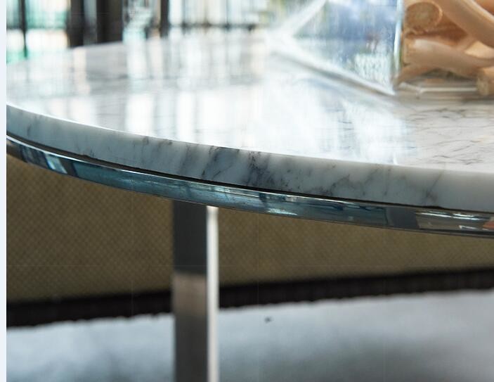 stone top polished stainless steel metal side table/End table/coffee table/C table, hotel furniture,casegoodsTA-0086