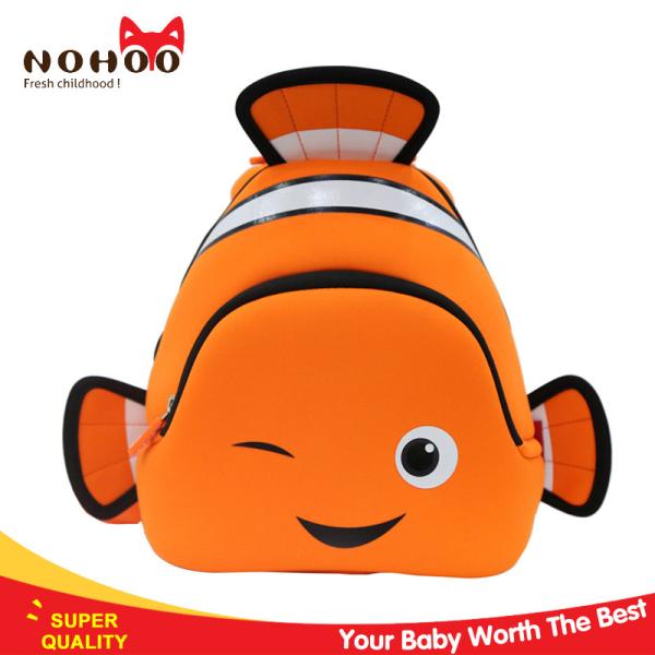 240g Ultra-light fashional clown fish animal backpack cute toddler backpack for