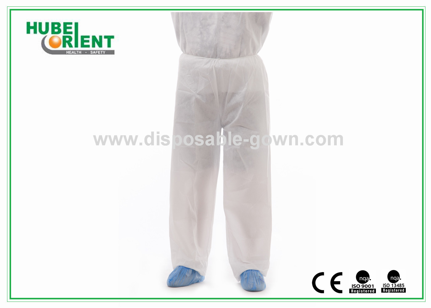 Safety Waterproof White Mens Disposable Pants For Travelling