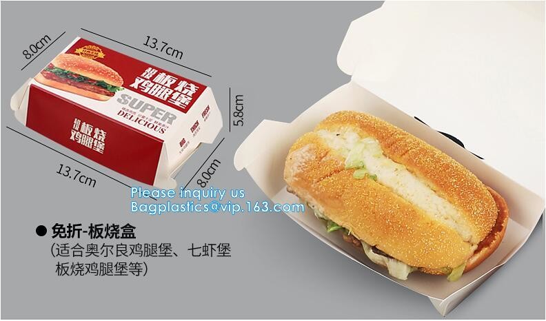 Cheap Cardboard foldable kraft paper lunch box with window,Lunch noodle fast food kraft paper box by customized logo pri