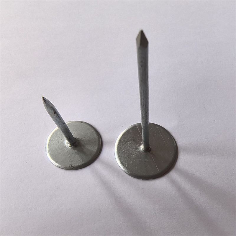 12Ga X 70 Mm Galvanized Steel Cup Head Welded Pins For HVAC Duct Insulation