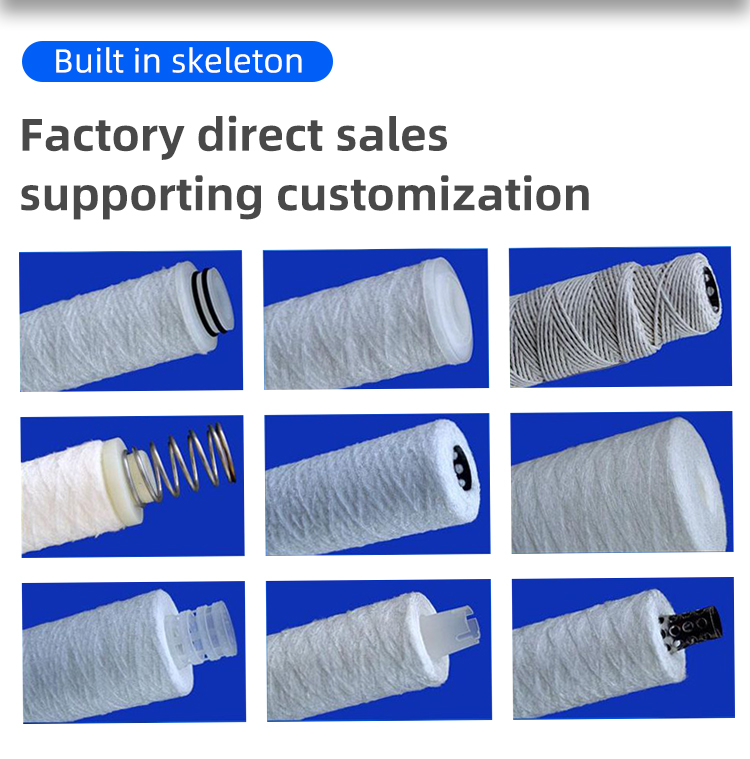 10 Inch String Wound Filter Cartridge for Household or Industrial Particle Filtration