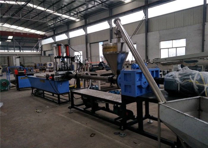 PE PP PET Plastic Granulator Machine , Small Plastic Granulator Machine With Single or Twin Screrw Extruder